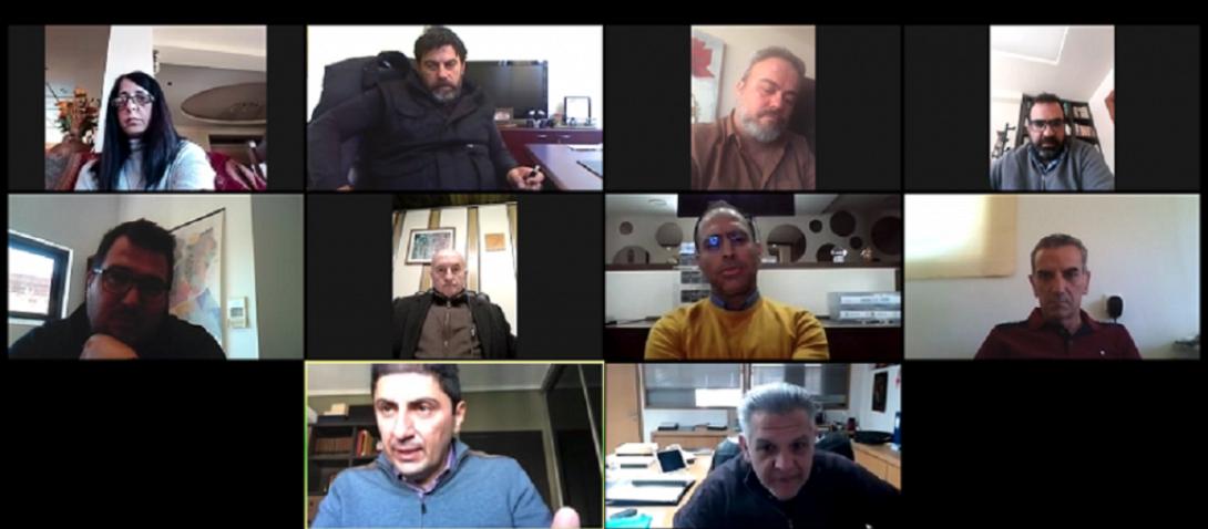 τηλεδιάσκεψη Αυγενάκη