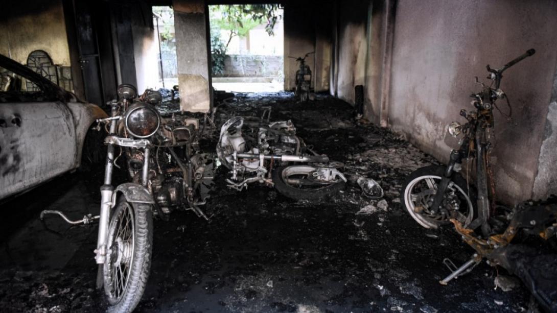 φωτιά θεσσαλονίκη πολυκατοικία