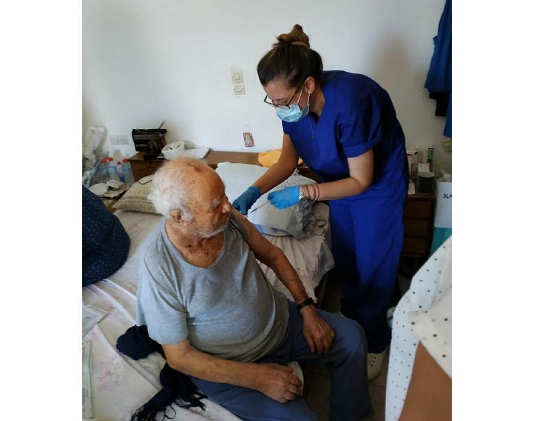 εμβολιασμός κατ'οίκον