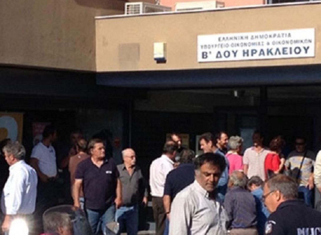 "Κλείνουν" την εφορία Ηρακλείου λόγω ΕΝΦΙΑ