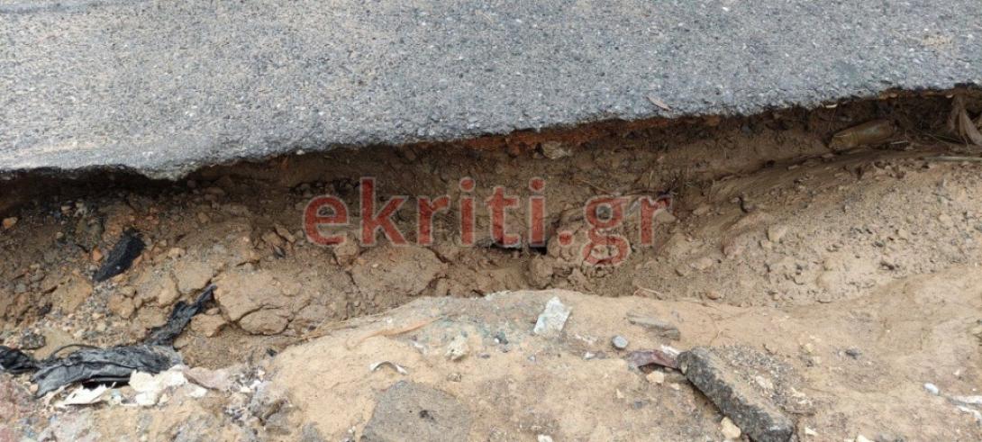 Το νερό άφησε πίσω του επικίνδυνες κακοτεχνίες