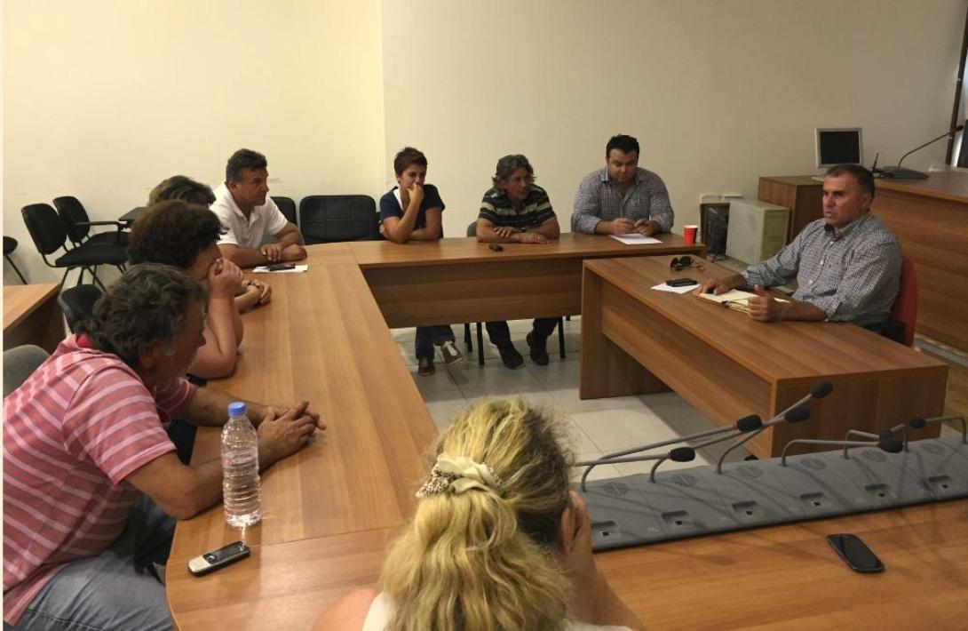 Επίσκεψη Δημάρχου στη Δημοτική Ενότητα Μακρύ Γιαλού