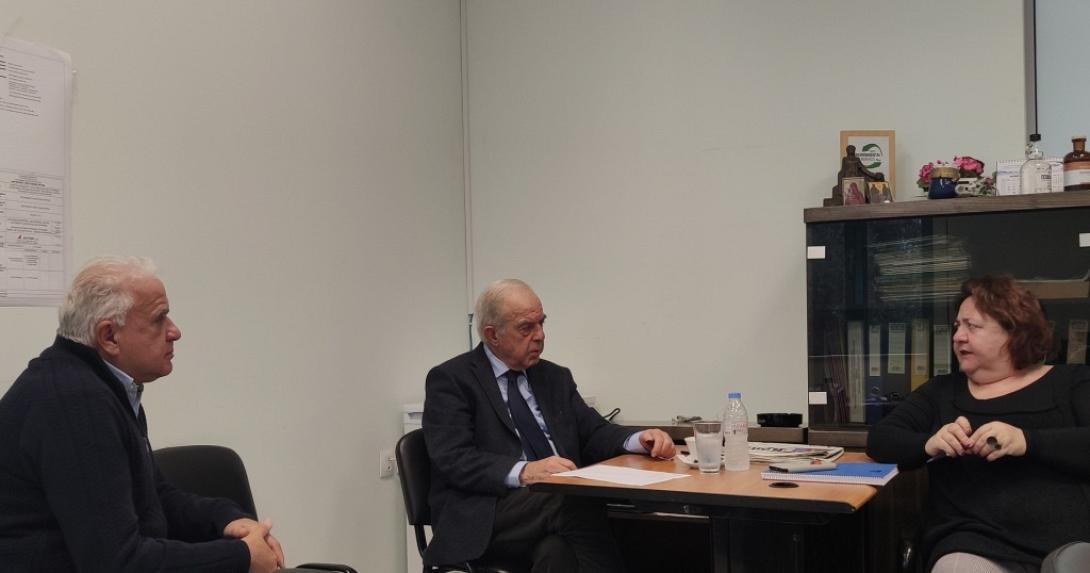 Επίσκεψη δημάρχου στη ΔΕΥΑΗ