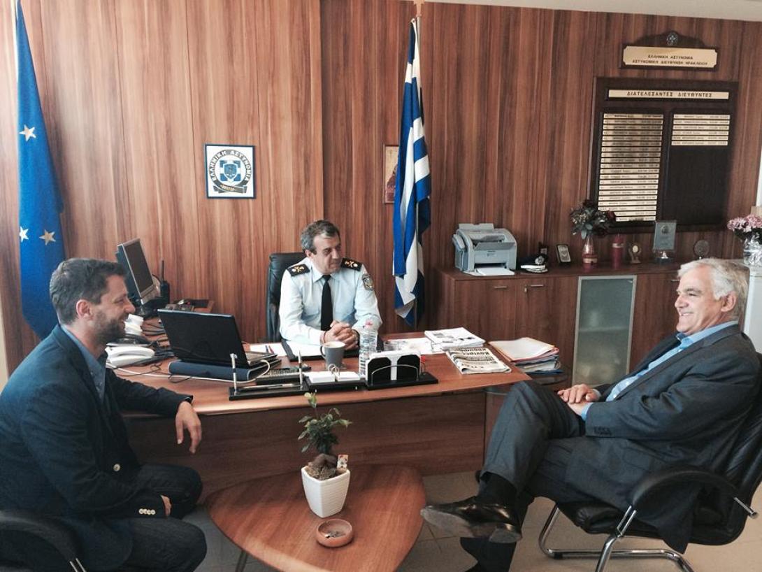 Συναντήσεις Σεραφείμ Τσόκα με φορείς του νομού Ηρακλείου