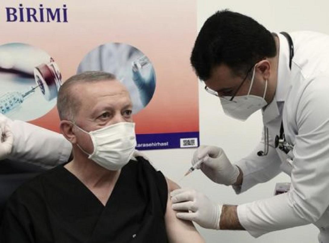 ερντογαν - εμβολιασμος