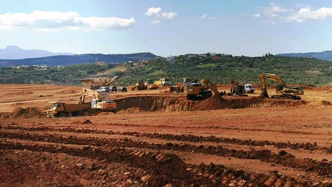 εργοτάξιο αεροδρομίου Καστελίου