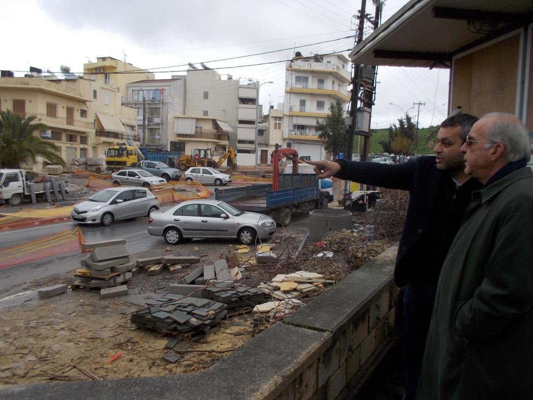 Προχωρούν τα έργα στη Λεωφόρο Πλαστήρα