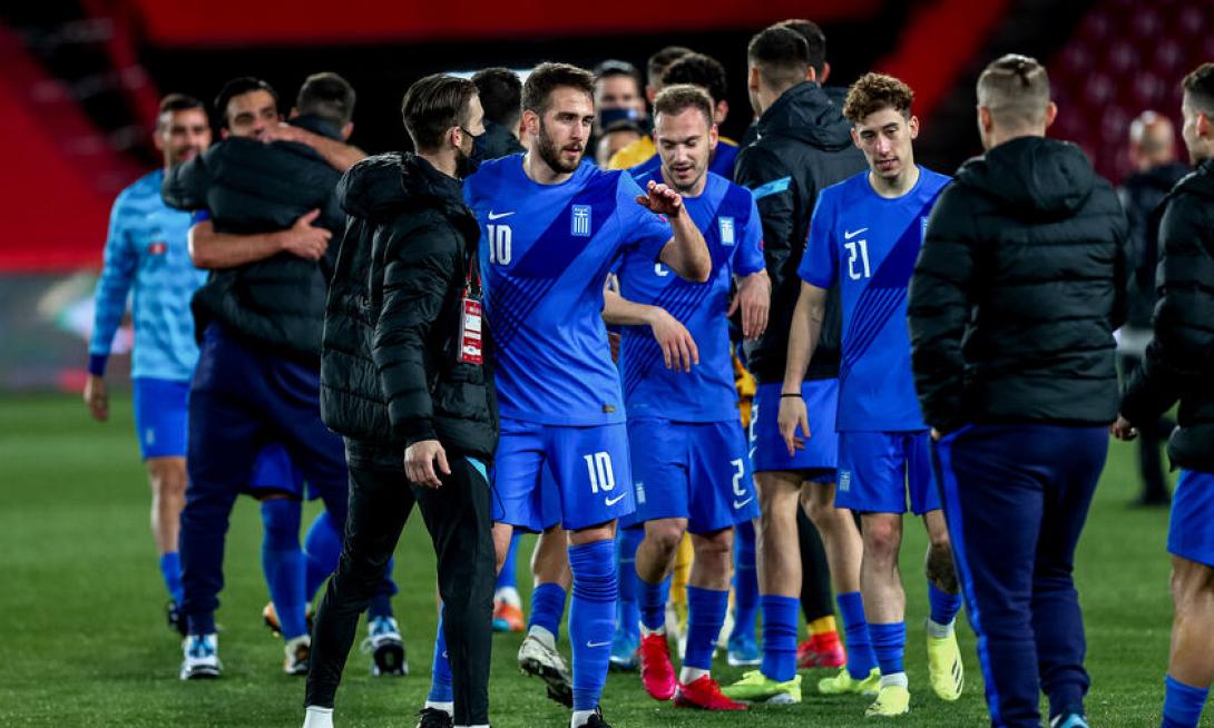 Εθνική ομάδα ποδοσφαιρου πανηγυρια