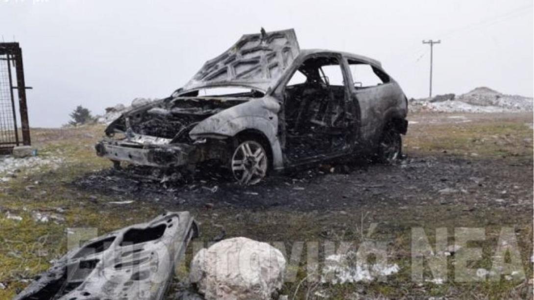 Το καμένο αυτοκίνητο