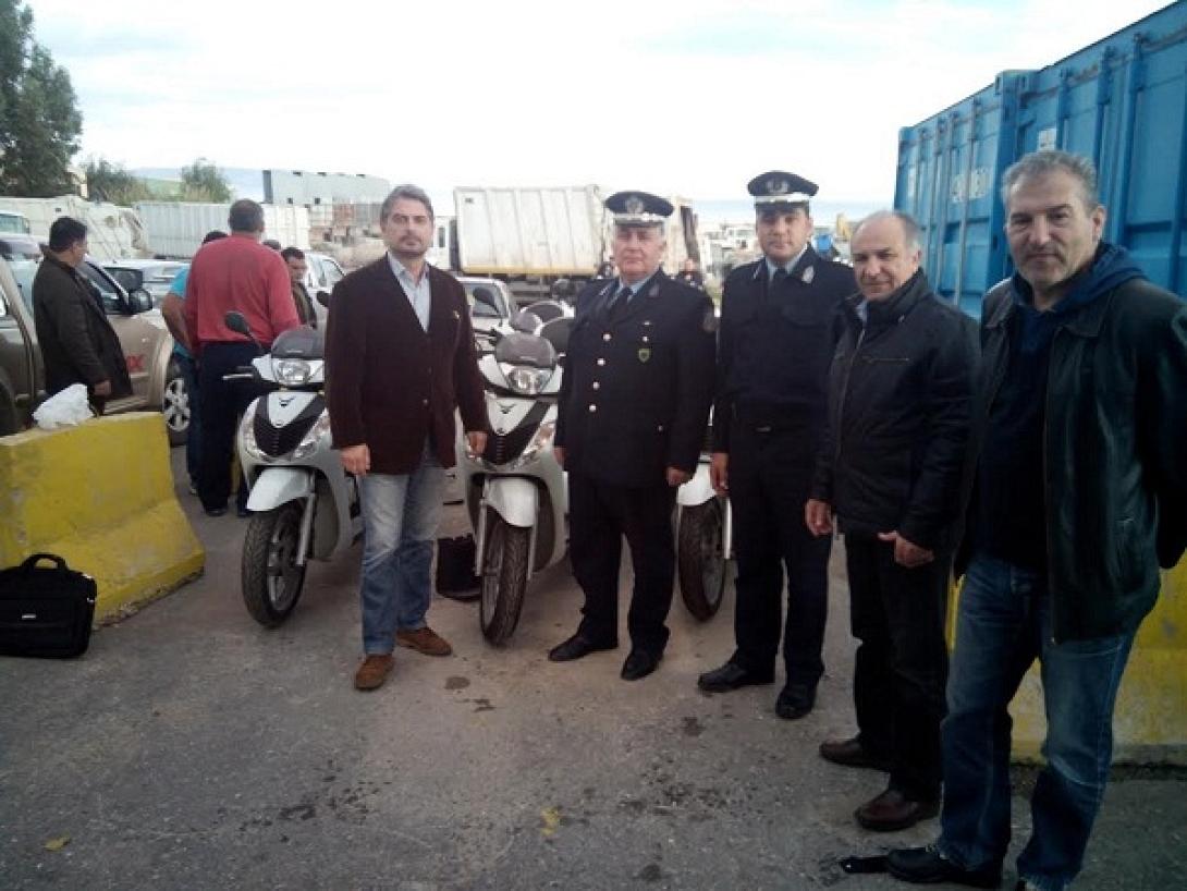 Παράδοση εξοπλισμού στην ΕΛΑΣ από το Δήμο Ηρακλείου