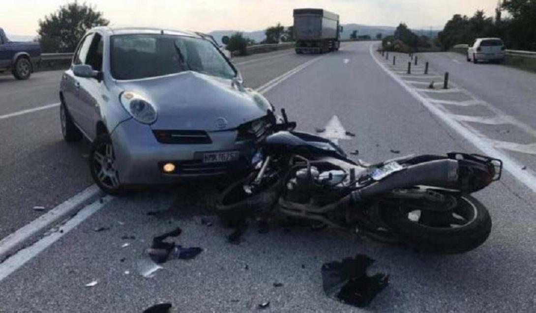 τροχαιο με μηχανή