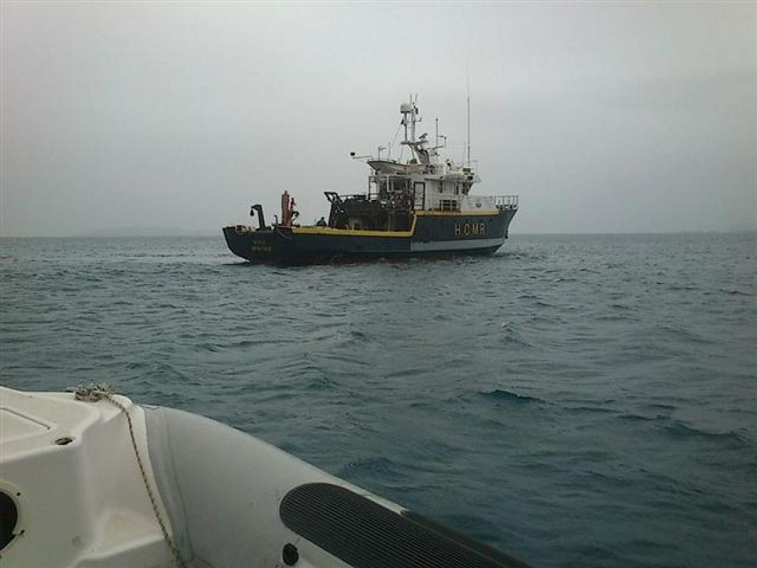 Το "Φιλία" χαρτογράφησε τον κόλπο των Λινοπεραμάτων 