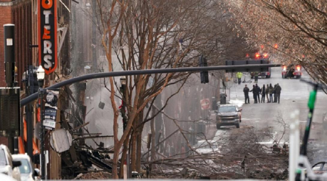 Το σημείο της έκρηξης