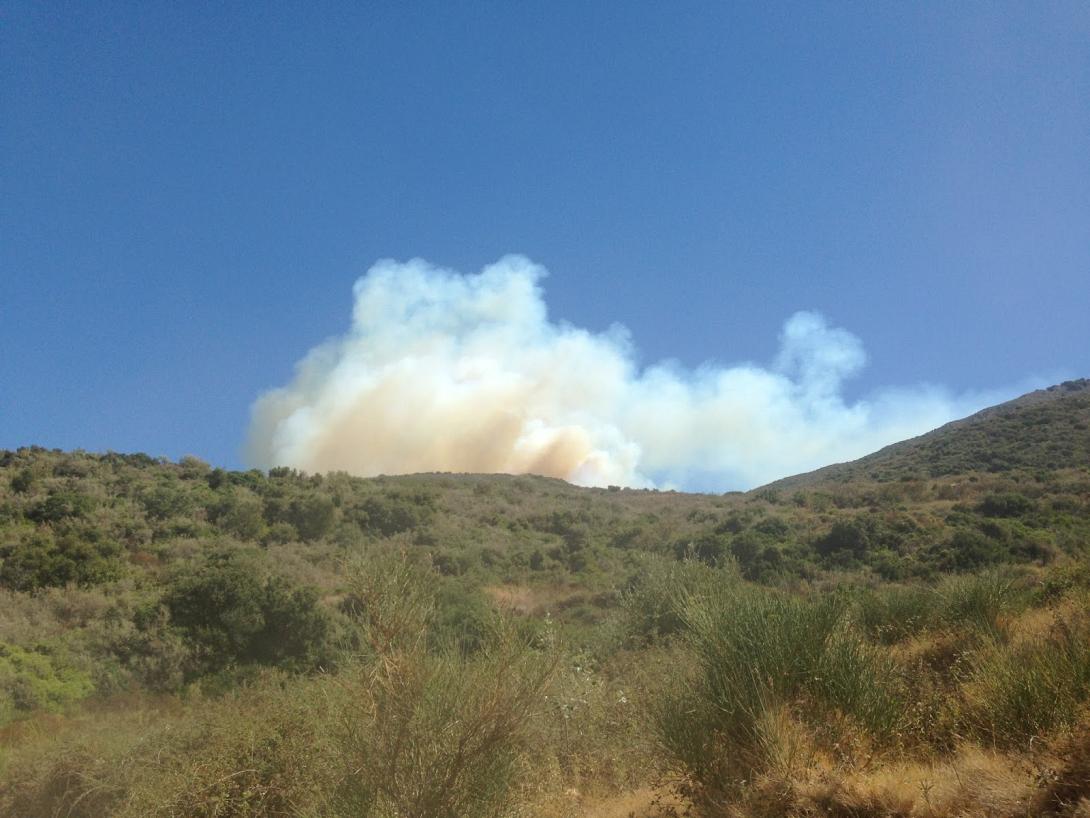Φωτιά στο Ποικίλο Όρος