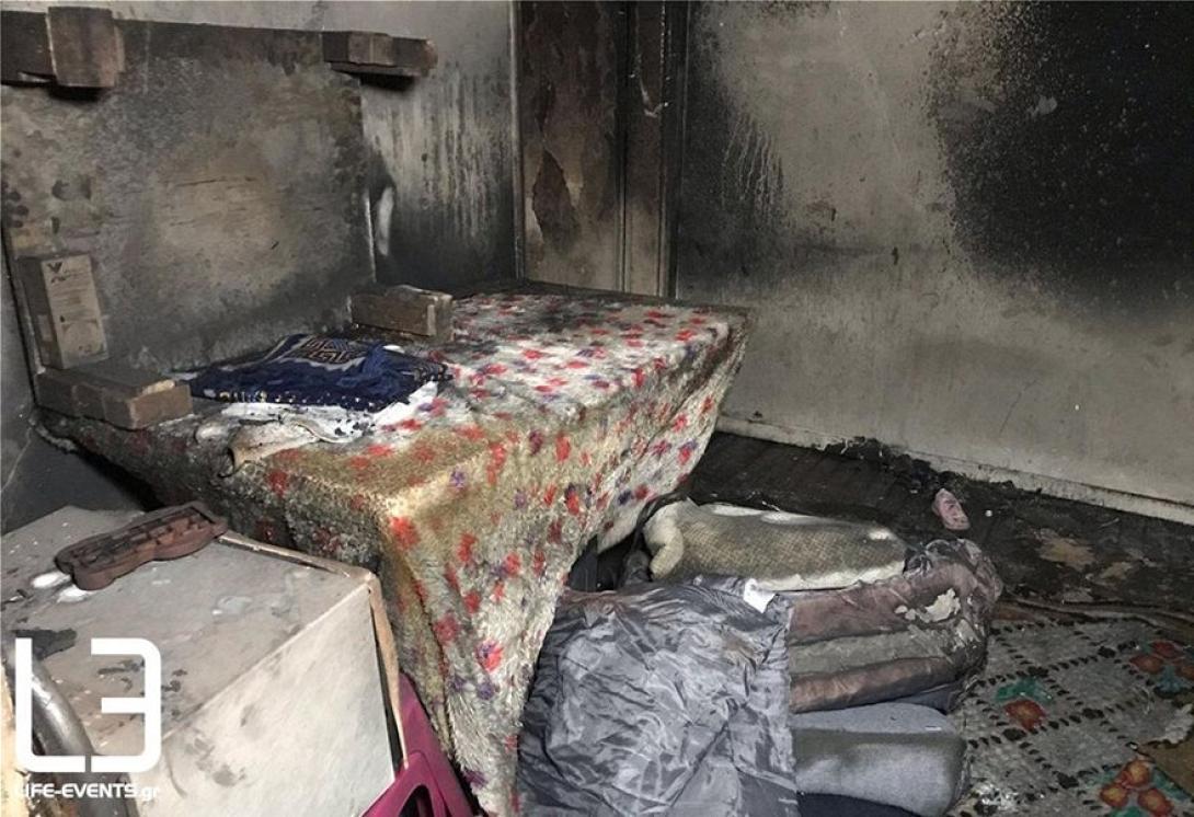 Το σπίτι της οικογένειας έγινε στάχτη