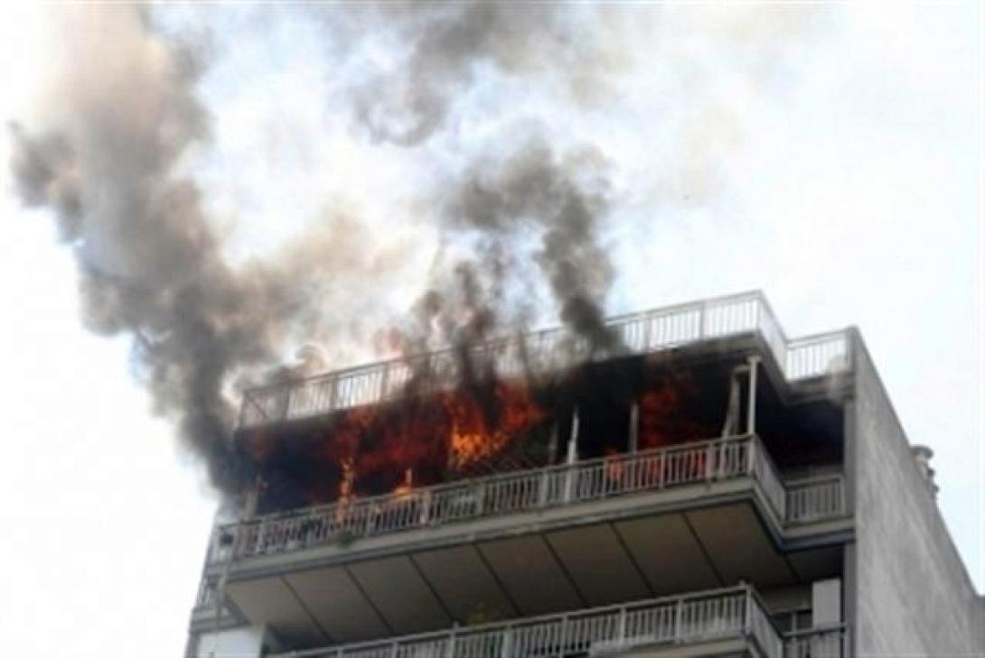 Ηράκλειο : Φωτιά σε σπίτι στην περιοχή της Θερίσου