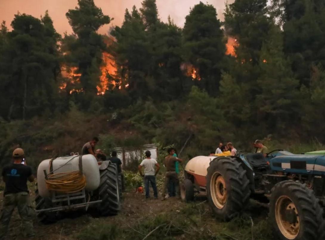 Φωτιά στην Εύβοια