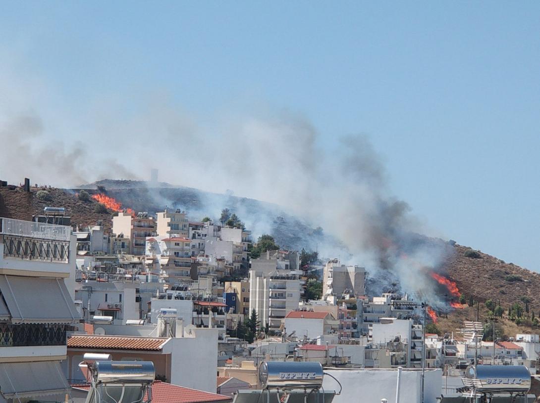 Φωτια υμηττός