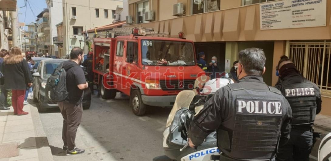 και ισχυρές δυνάμεις της Αστυνομίας στο σημείο