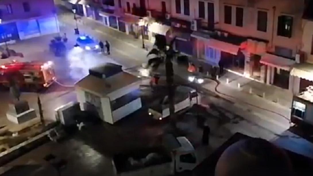 φωτιά περίπτερο