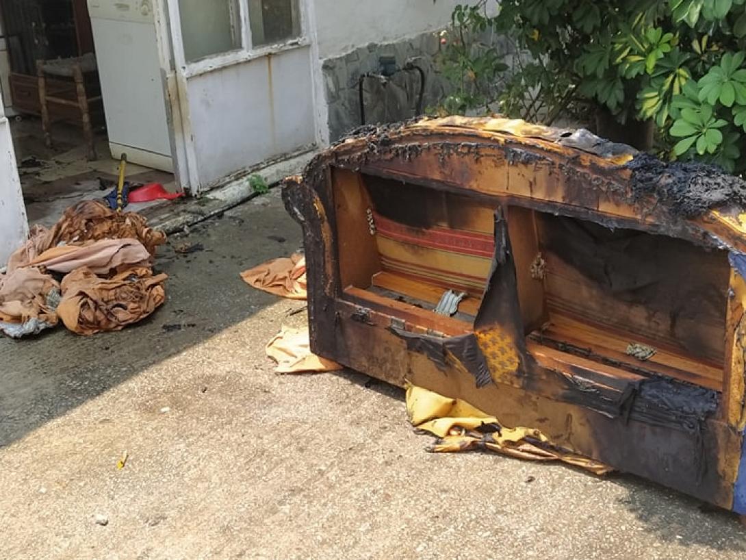 Φωτιά σπίτι Χανιά