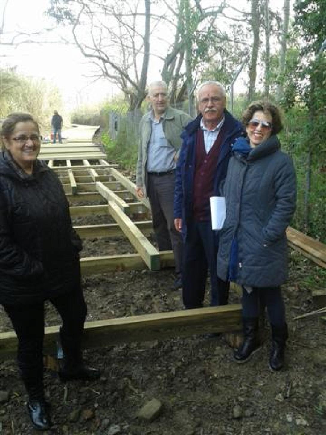 Τις εργασίες στην λίμνη της Αγυιάς, επιθεώρησε  ο Αντιπεριφερειάρχης Χανίων 
