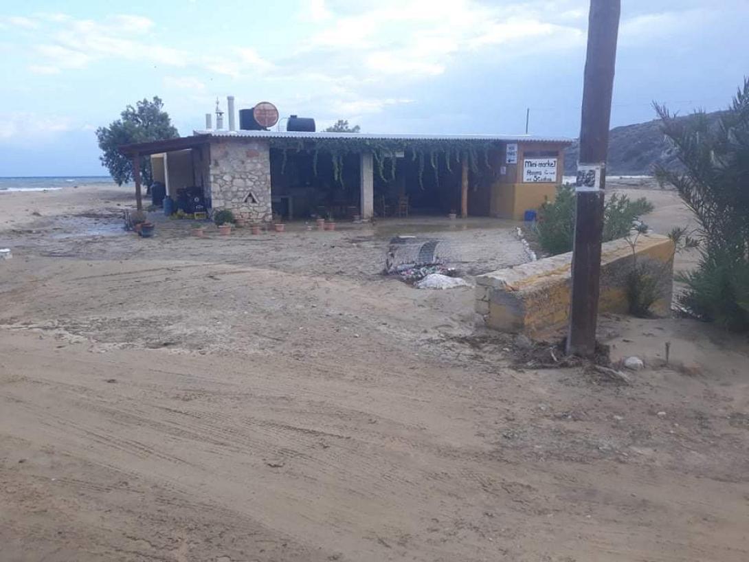 Γαύδος - Ζημιές