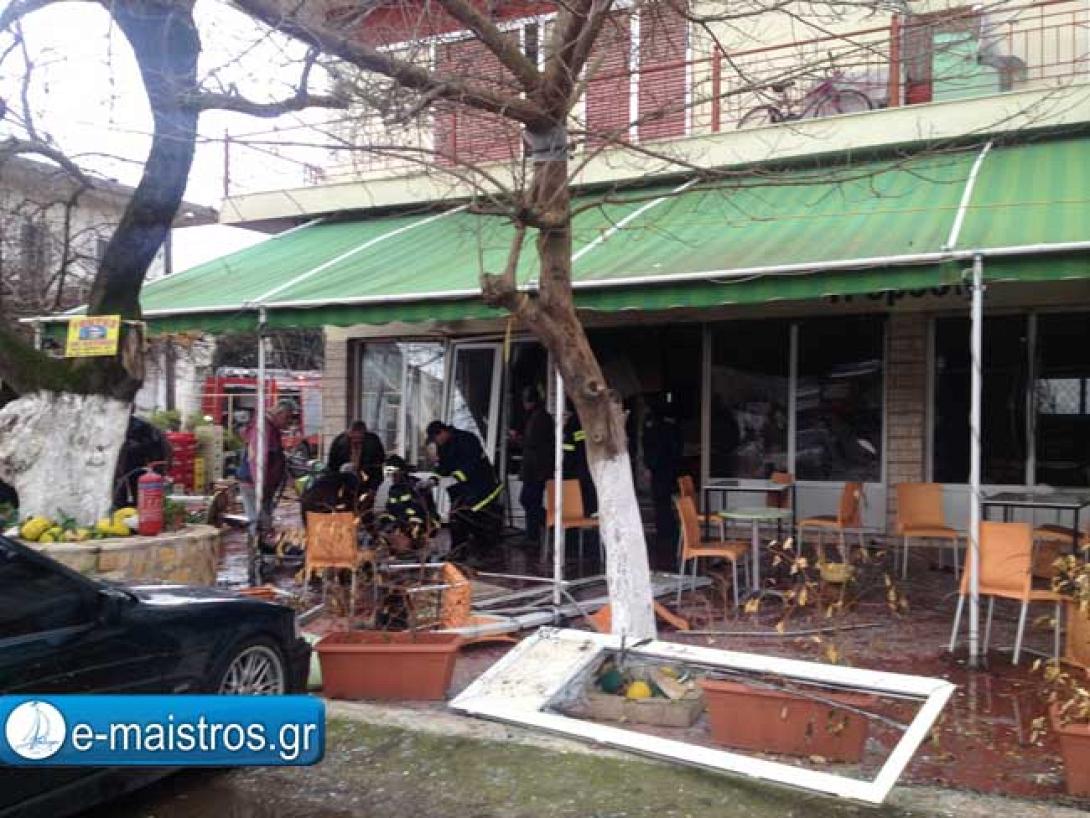 Έκρηξη σε καφενείο με 15 τραυματίες στην Αμφιλοχία (βίντεο)