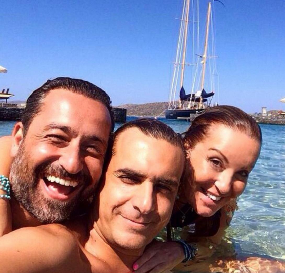 Στην Ελούντα η Ναταλία Γερμανού και ο Θέμης Γεωργαντάς