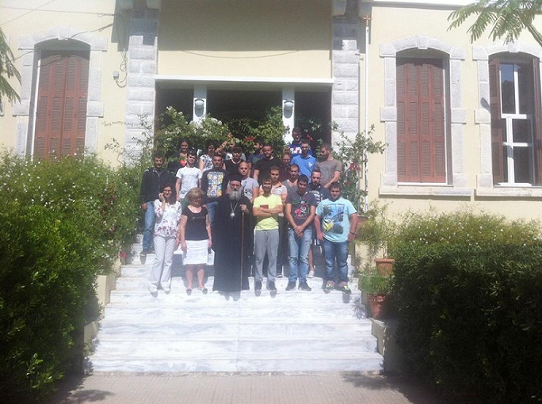 Στη Γεωργική Σχολή Μεσαράς ο Μητροπολίτης Γορτύνης &amp; Αρκαδίας κ.κ. Μακάριος