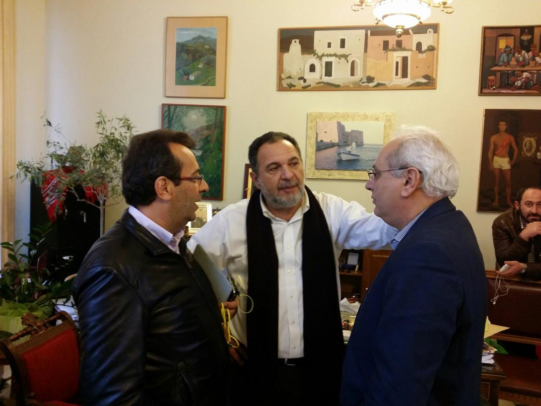 Ευχές στο δήμαρχο Ηρακλείου