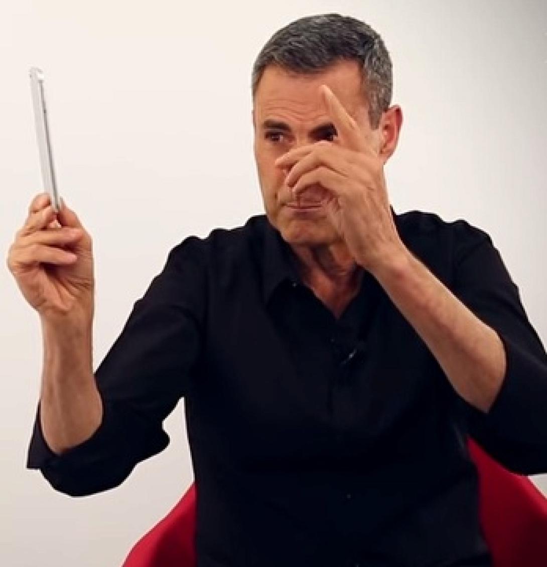 Ο Γιούρι Γκέλερ παράτησε τα κουτάλια και έπιασε το ... iPhone 6 (βίντεο)