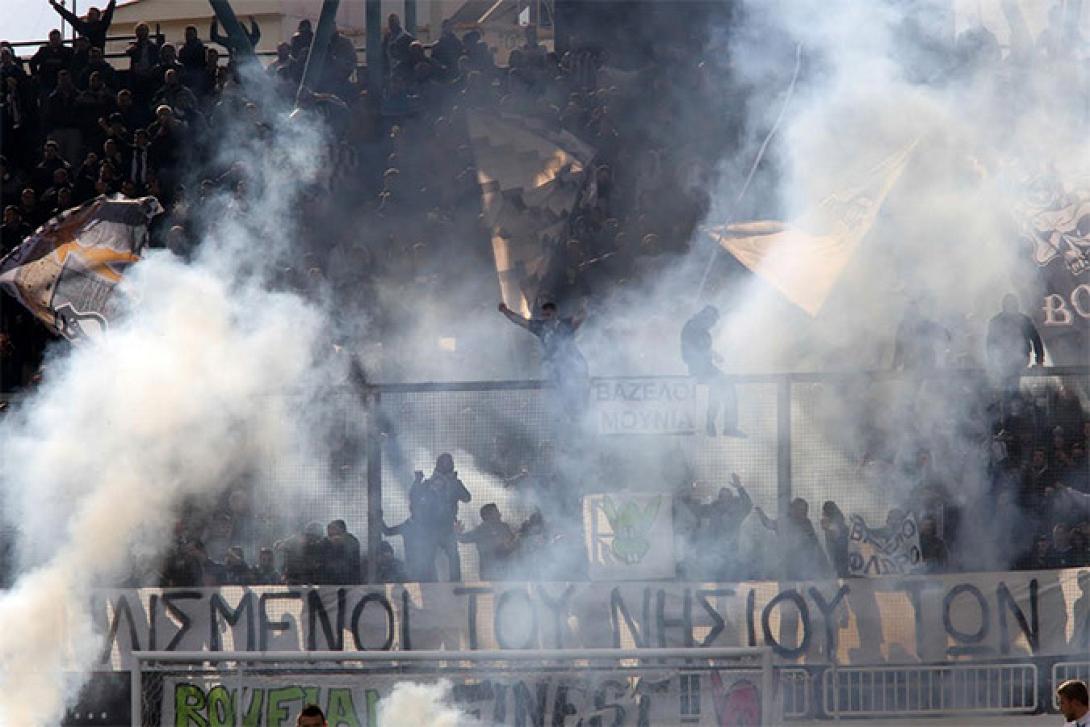 Επεισόδια στη λήξη του αγώνα ΟΦΗ- Παναθηναϊκός
