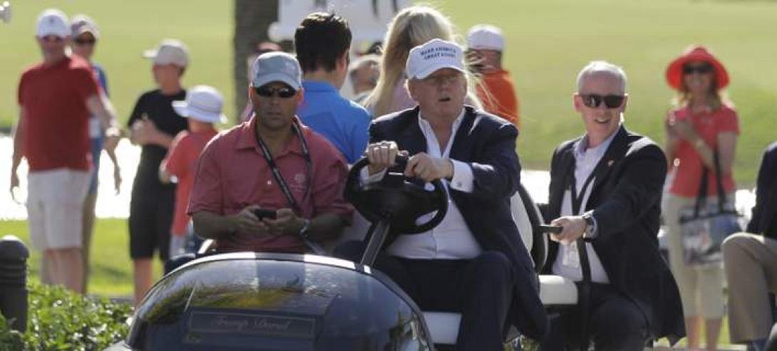 τραμπ γκολφ