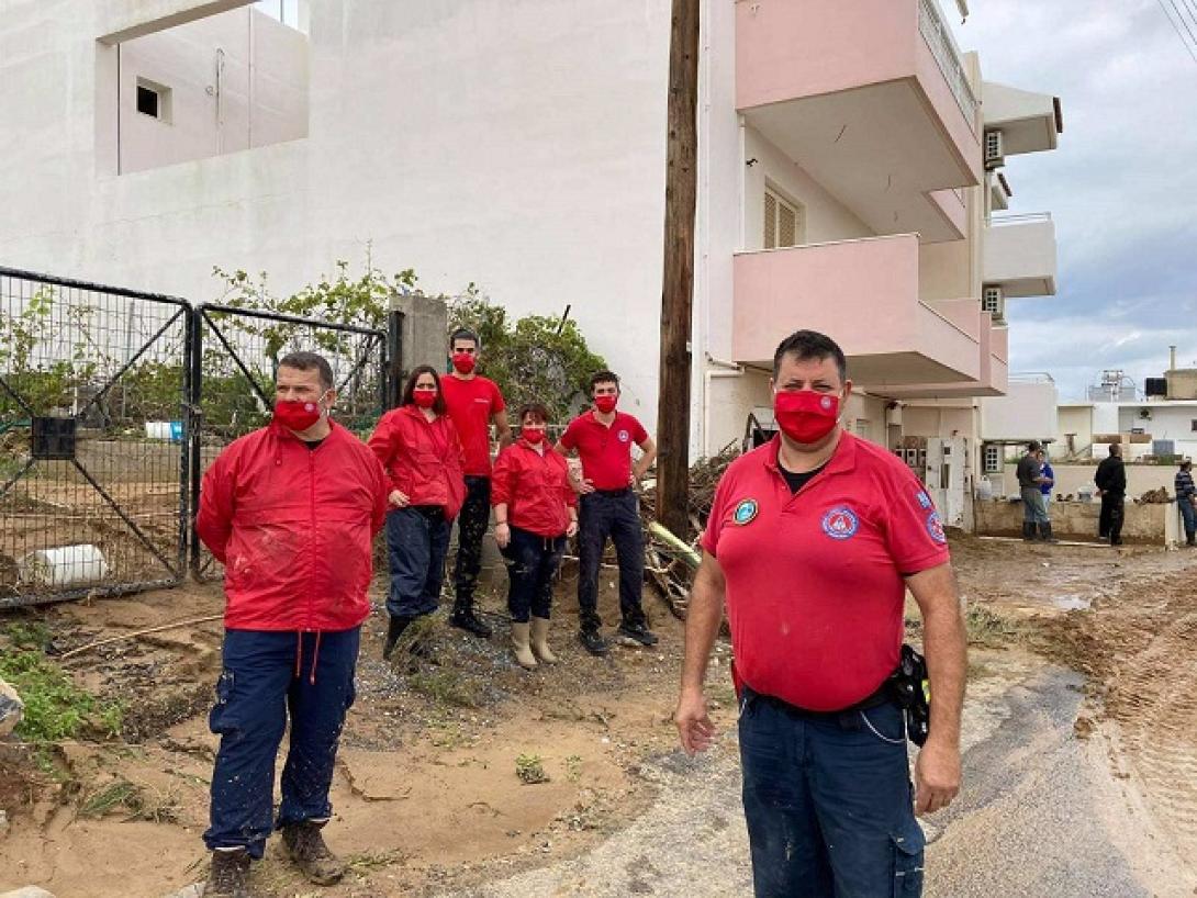 Οι εθελοντές προσέφεραν απλοχερα τη βοήθειά τους