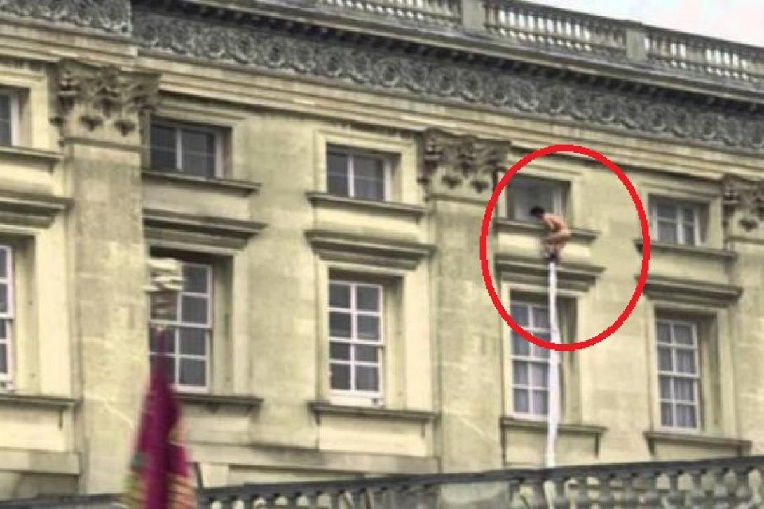 Φάρσα το βίντεο με τον γυμνό άνδρα να... δραπετεύει από το Μπάκιγχαμ!