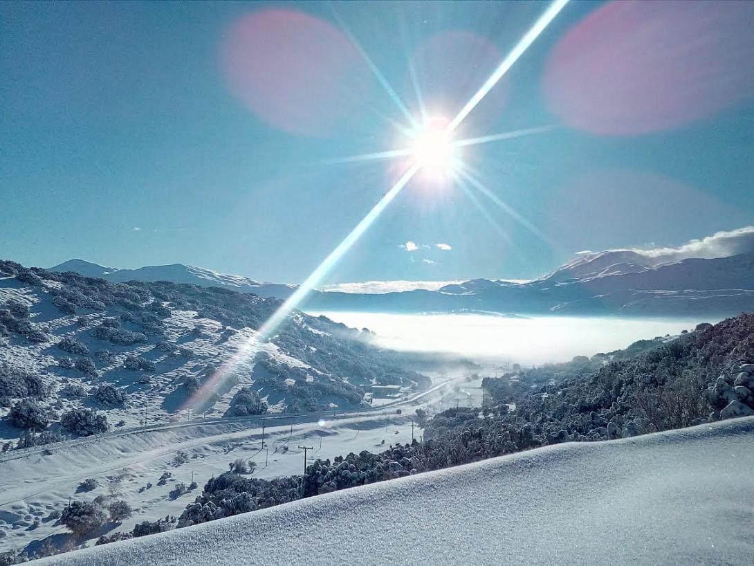 χιόνια οροπέδιο