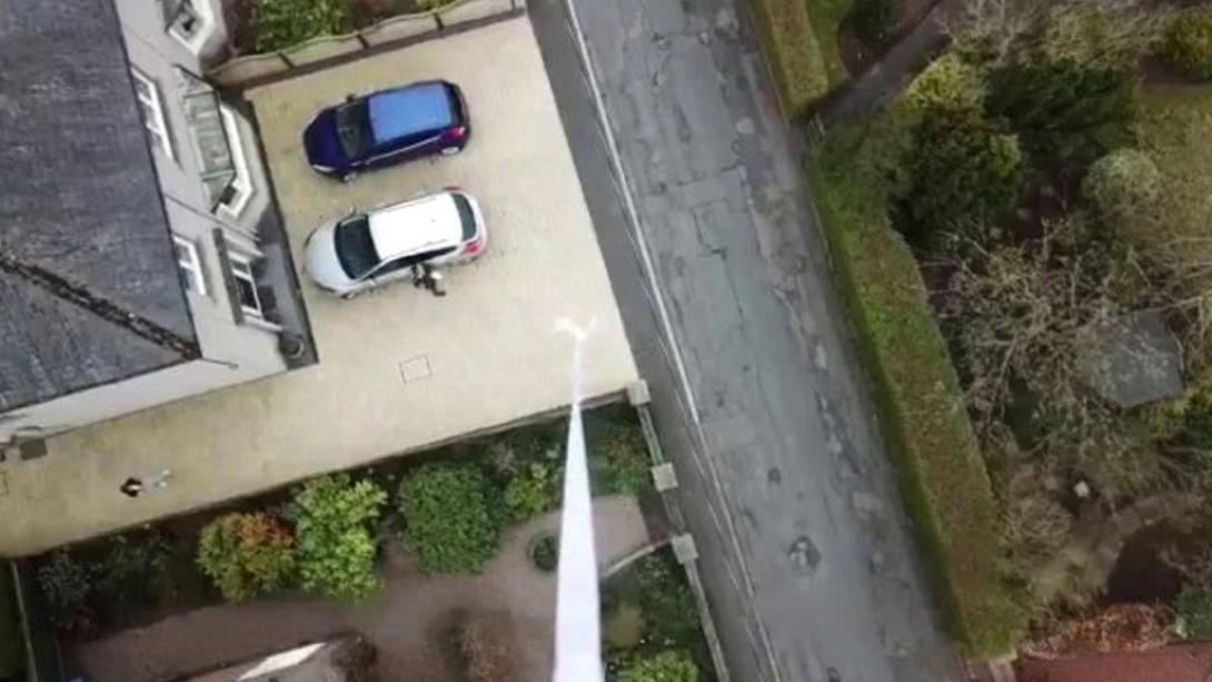 Παράδοση χαρτιού υγείας με drone