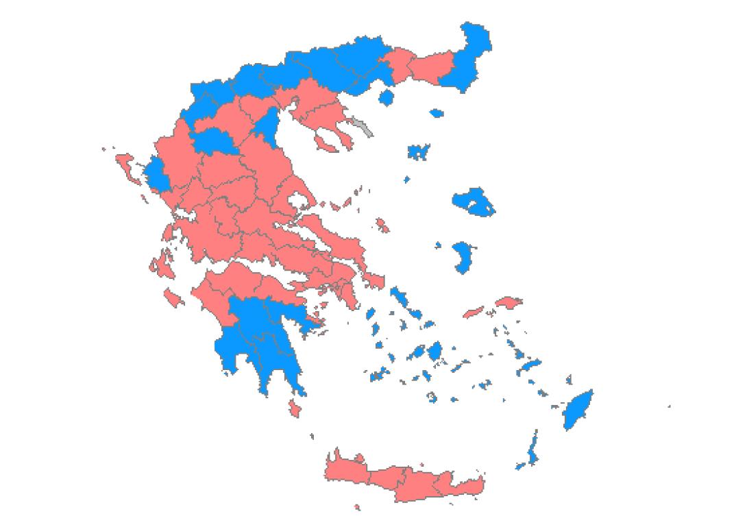 Επίσημα αποτελέσματα στο 20,11% της Επικράτειας