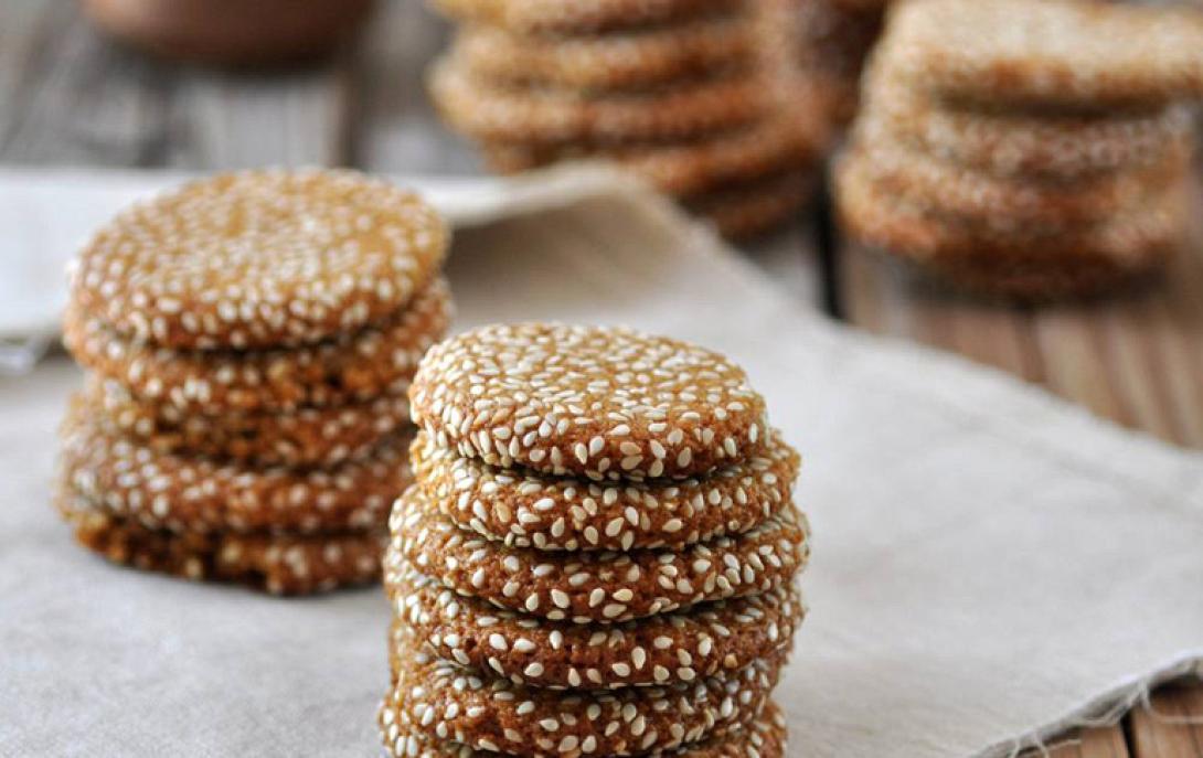 μπισκότα με σουσάμι