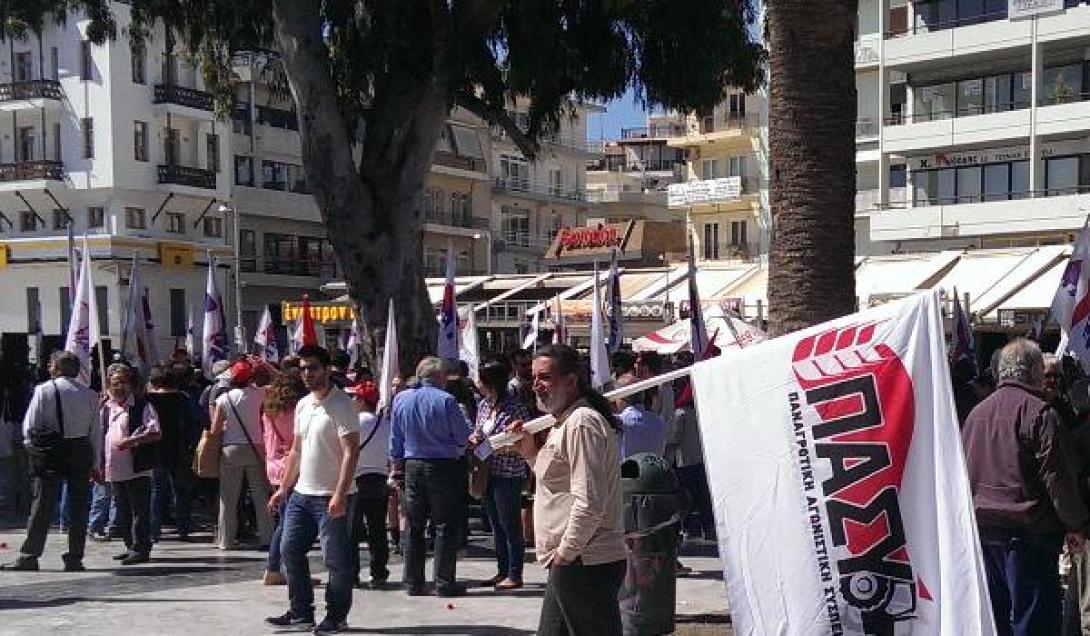 Συγκέντρωση στην Πλ.Ελευθερίας - Με προσωπικό ασφαλείας τα νοσοκομεία του Ηρακλείου