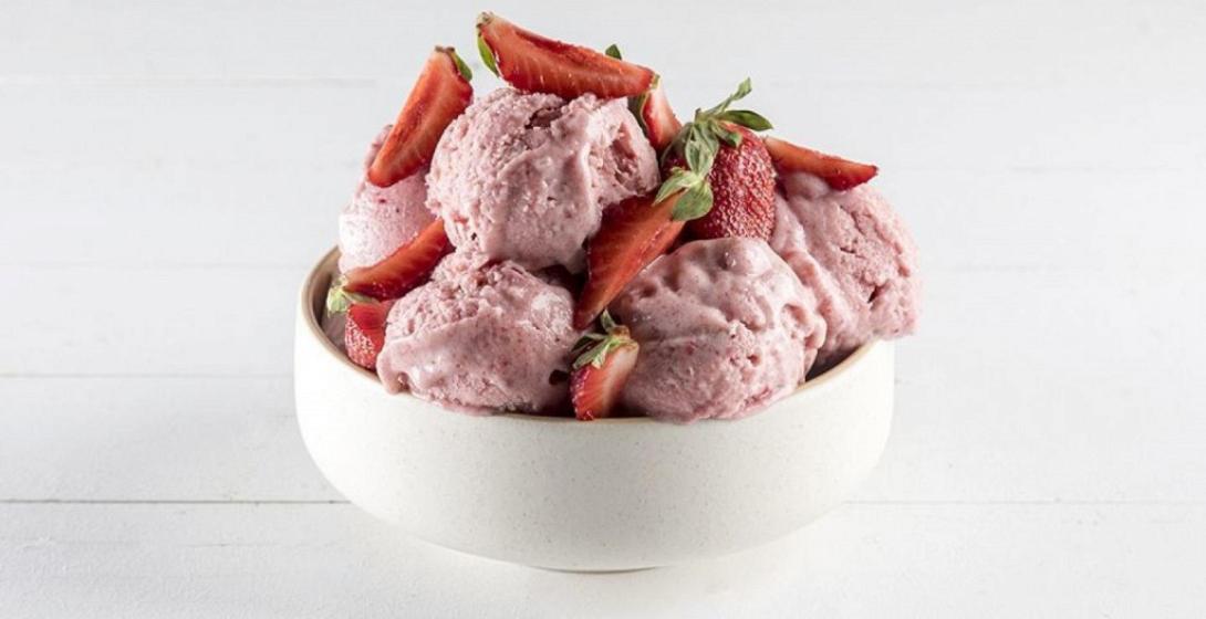 παγωτό φράουλα