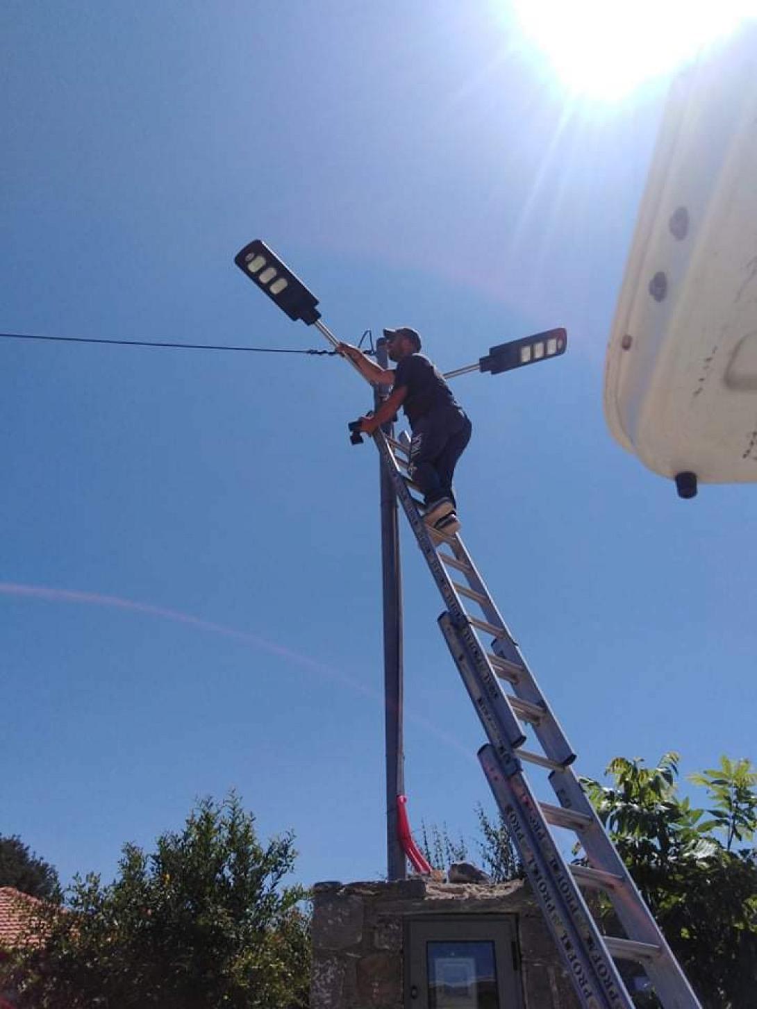 Συνεχίζεται το έργο αποκατάστασης φωτισμού στο Δήμο Οροπεδίου Λασιθίου