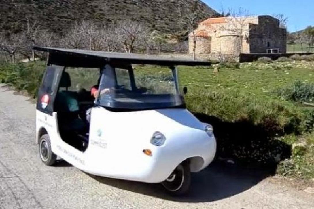 Στο Ρέθυμνο το ηλιακό όχημα