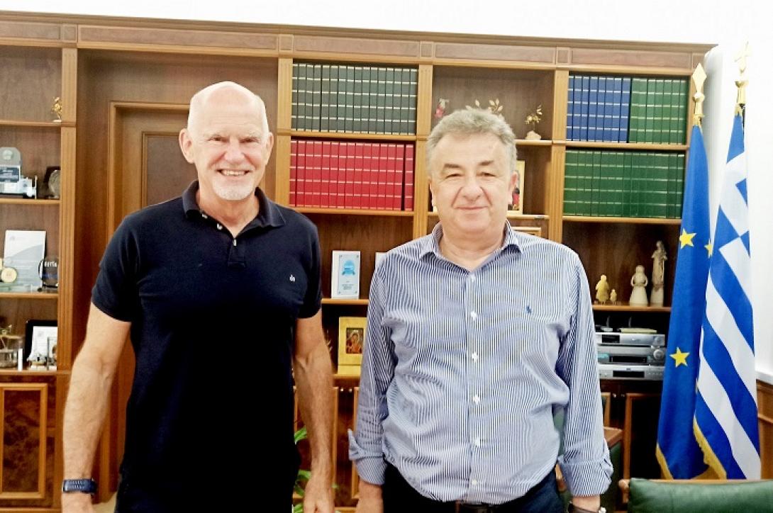 Γιώργος Παπανδρέου με Σταύρο Αρναουτάκη