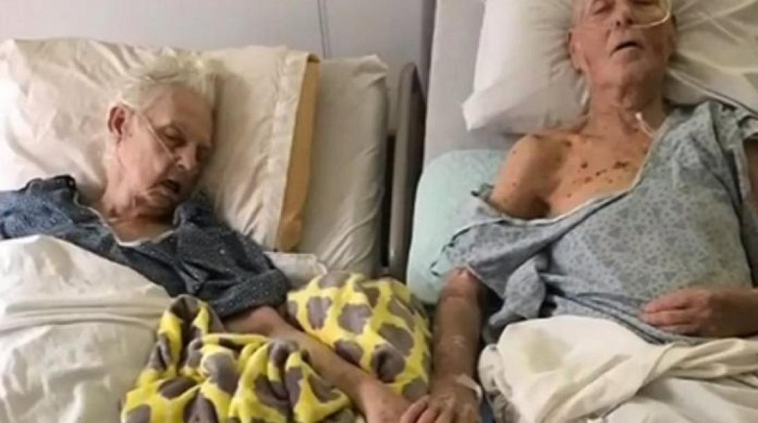 ηλικιωμένο ζευγάρι