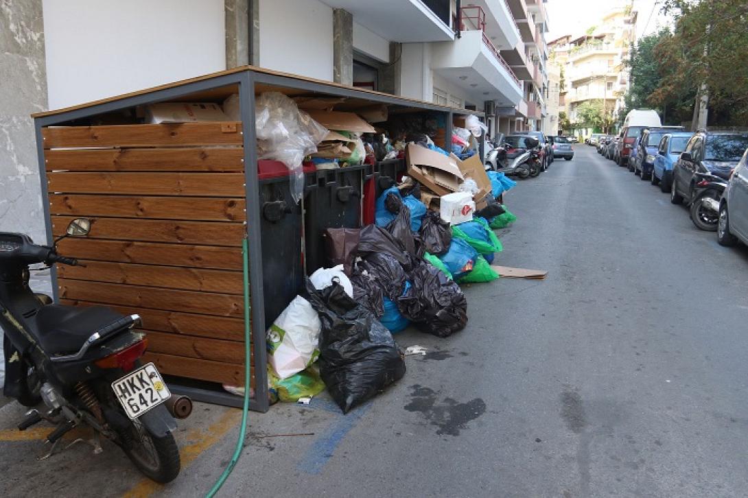 απεργία σκουπίδια ηράκλειο