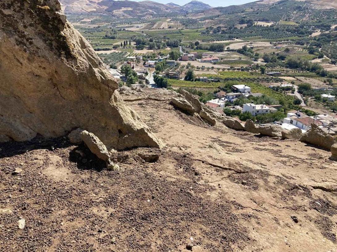 Δ. Γόρτυνας - κατολισθήσεις από σεισμό
