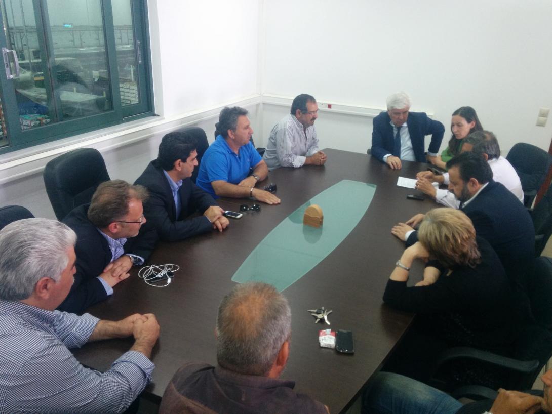 Επίσκεψη Υπουργού Αγροτικής Ανάπτυξης στη Μεσαρά