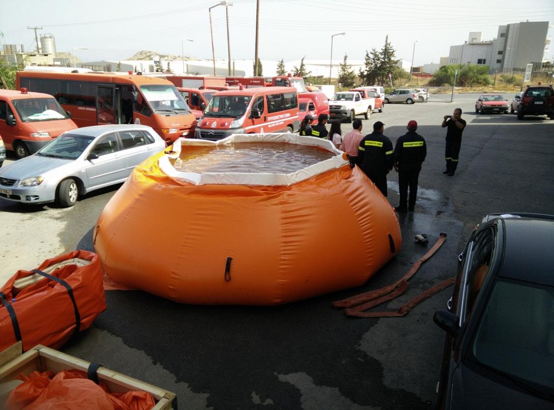 Υδατοδεξαμενές χιλιάδων λίτρων: Από τον Δήμο Ηρακλείου στην Πυροσβεστική